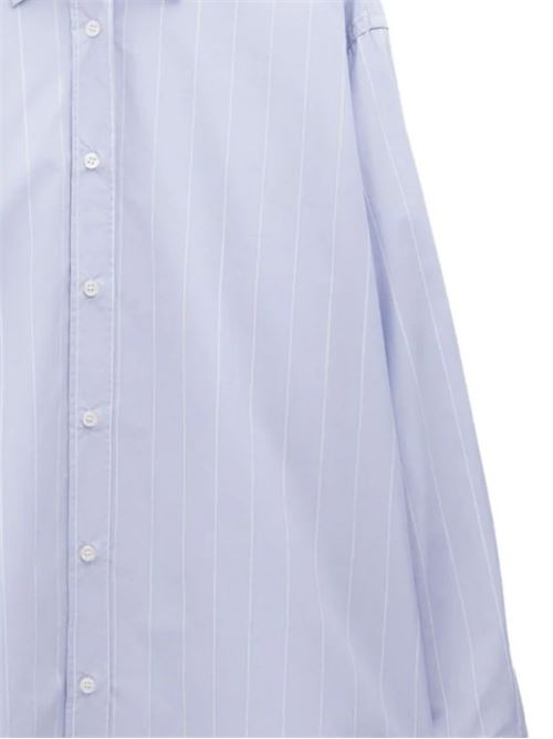 Powder blue/chalk white organic cotton shirt FILIPPA K | 3019740